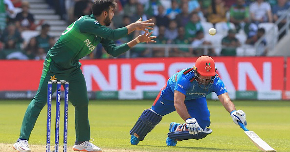 A cricket match between Pakistan and Afghanistan