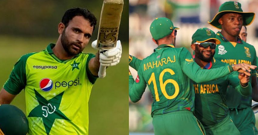 Fakhar Zaman and South African team