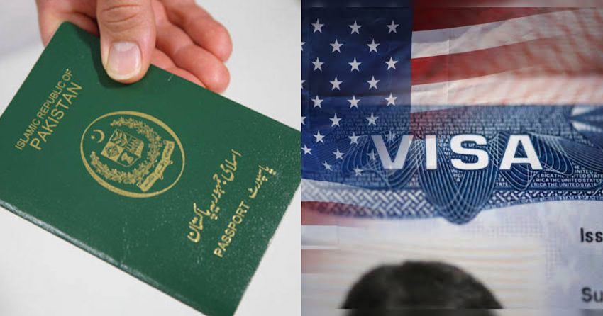 Pakistan passport and US visa