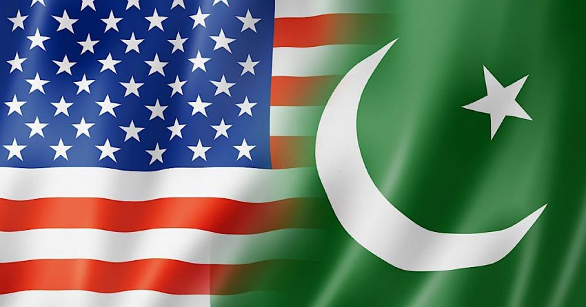 US and Pakistani flags