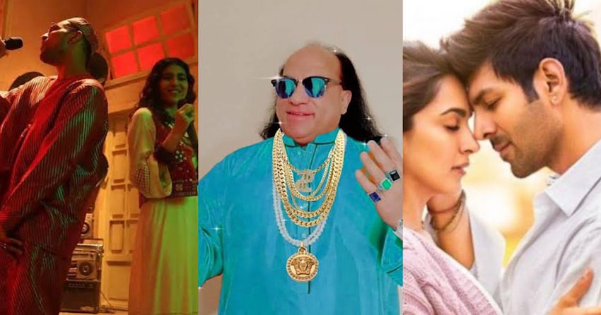 Photo collage of a screengrab of Pasoori, Chahat Fateh Ali Khan, and Bollywood remake of Pasoori